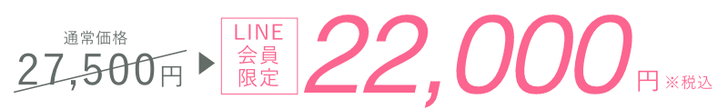 LINE会員限定22,000円 ※税込